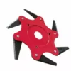 Cisea Tête De Débroussailleuse En Métal à 6 Dents - Tête De Tondeuse à Gazon De Jardin 2 Commandes - Rouge, Lame Plate 1 Cisea Tête De Débroussailleuse En Métal à 6 Dents - Tête De Tondeuse à Gazon De Jardin 2 Commandes - Rouge, Lame Plate -Débroussailleuse Soldes Magasin 68583584 1