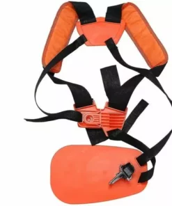 Cisea Accessoire Pour Débroussailleuse Double Bandoulière Tondeuse À Herbe Débroussailleuse Harnais Ceinture Jaune