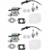 Cisea Accessoire Pour Débroussailleuse 2x Carburateur Avec Kit De Repower De Filtre à Air Compatible Avec Mantis 7222 à 2 Temps