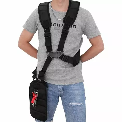 FVO Ceinture-baudrier Pratique à Double Boutonnage Pour Débroussailleuse De Jardin. 7 FVO Ceinture-baudrier Pratique à Double Boutonnage Pour Débroussailleuse De Jardin. – Image 5