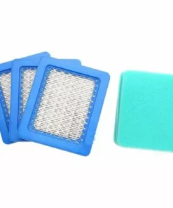 GRID COOL Accessoire Pour Débroussailleuse Lot De 3 Filtres à Air 491588s Avec Préfiltre Compatible Briggs & Stratton