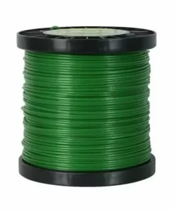 HELIOTRADE Fil Rond Pour Débroussailleuse 3.3 Mm X 100 M En Bobine (nylon Haute Densité)
