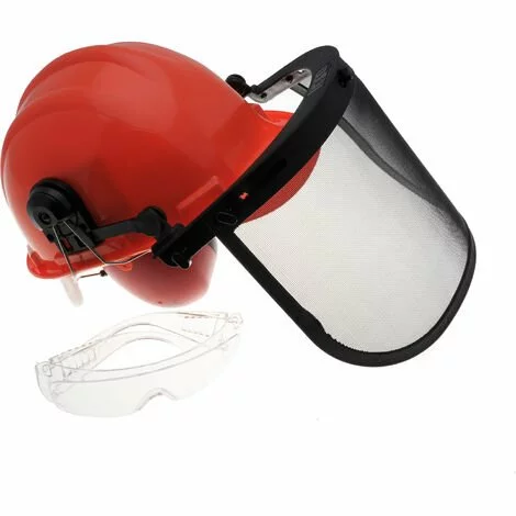 JARDIAFFAIRES Casque Forestier Professionnel Avec Visière Et Anti-bruit Normes CE 3 JARDIAFFAIRES Casque Forestier Professionnel Avec Visière Et Anti-bruit Normes CE