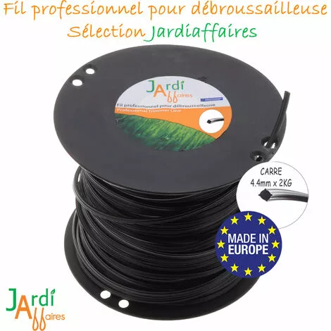 JARDIAFFAIRES Bobine De Fil Extra Pro Carré Pour Débroussailleuse 4,4mm X 106 Mètres 5 JARDIAFFAIRES Bobine De Fil Extra Pro Carré Pour Débroussailleuse 4,4mm X 106 Mètres – Image 3