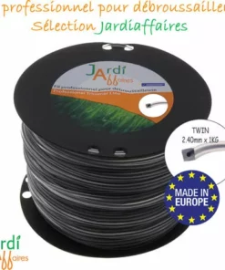 JARDIAFFAIRES Bobine De Fil Twin Pro Carré Pour Débroussailleuse 2,4mm X 180 Mètres 7 JARDIAFFAIRES Bobine De Fil Twin Pro Carré Pour Débroussailleuse 2,4mm X 180 Mètres -Débroussailleuse Soldes Magasin 9141030 3